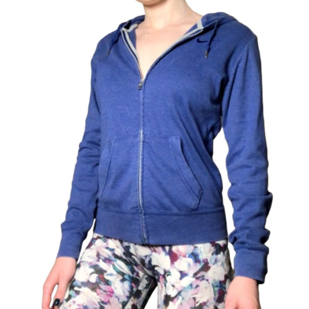 Nike Hoodie Blue Small